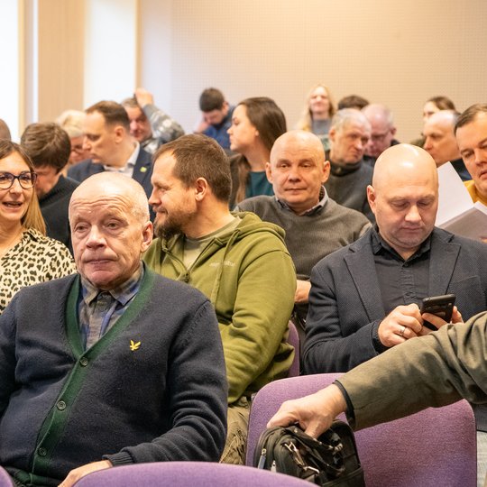 Konferencijos žiūrovai